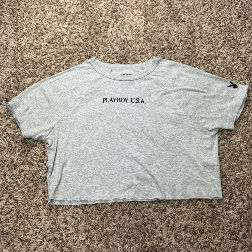 Playboy for Pacsun Playboy U.S.A. Crop T Shirt